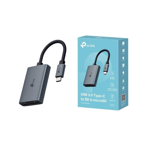 Adaptador TP-Link UA430C USB-C a SD y TF 3.0 - Rápido y versátil para tus dispositivos