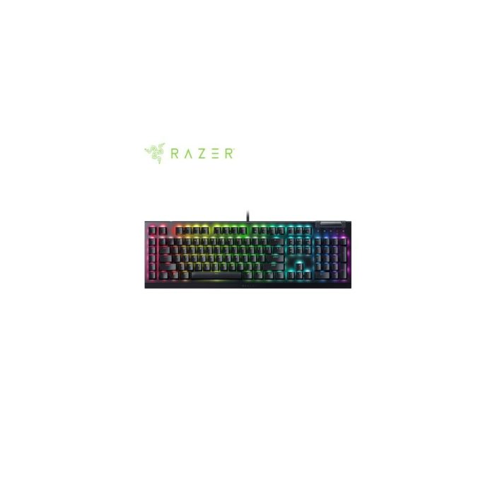 Teclado mecánico Razer BlackWidow V4 X, interruptores verdes, retroiluminación Chroma, negro
