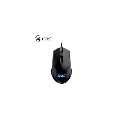 Mouse Gamer Scorpion M300 RGB negro con retroiluminación y diseño ergonómico para PC