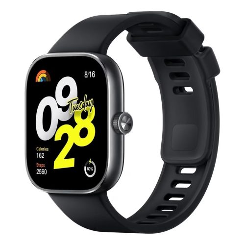 "Reloj inteligente Redmi Watch 4 en negro obsidiana - Seguimiento de salud y notificaciones al instante"
