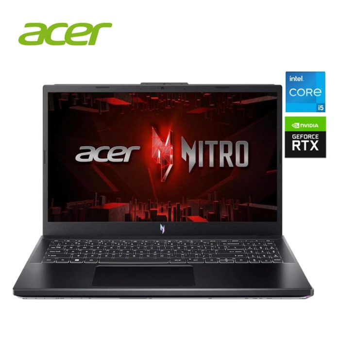 Laptop gaming Acer Nitro V 15 - Intel i5, RTX 4050, 8 GB DDR5, 512 GB SSD, 15.6" FHD 144 Hz, Windows 11