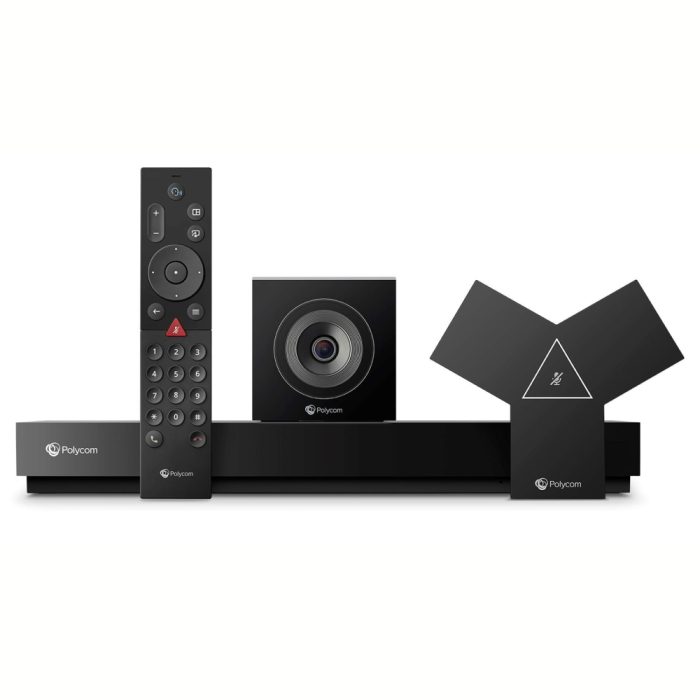 Sistema de videoconferencia Poly G7500 - Cámara E70, micrófono y TC8 - Negro, conexión fluida