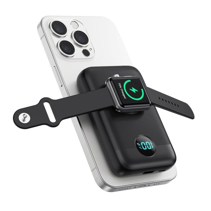Power Bank Magnético Xiaomi 6000mAh - Carga rápida, diseño portátil y elegante en color negro