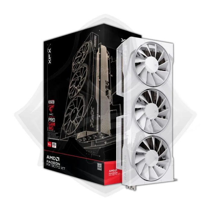 Tarjeta gráfica XFX Radeon RX 9070 16GB GDDR6 para gaming de alto rendimiento