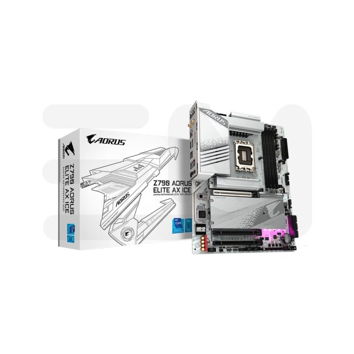 Placa Madre Gigabyte Z790 AORUS Elite AX ICE DDR5 192GB LGA1700 - Rendimiento y Conectividad Optimal