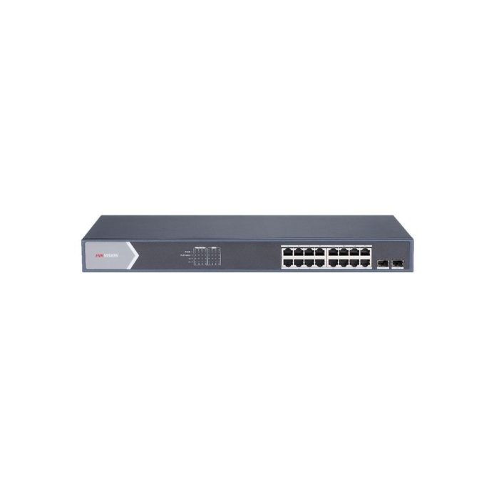 Switch Hikvision 16 Puertos Gigabit Smart POE - Rendimiento Superior y Conectividad Eficiente