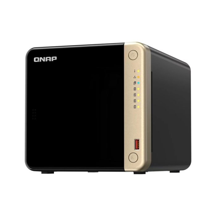 QNAP TS-464 NAS 4 bahías, almacenamiento eficiente y versátil para tus necesidades de datos