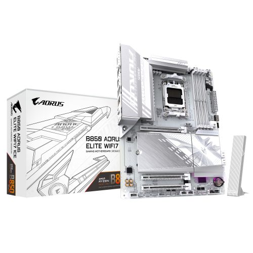 Placa base Gigabyte B850 Aorus Elite WiFi 7 ATX, DDR5, HDMI, alto rendimiento y conectividad avanzada