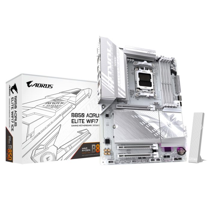 Placa base Gigabyte B850 Aorus Elite WiFi 7 ATX, DDR5, HDMI, alto rendimiento y conectividad avanzada