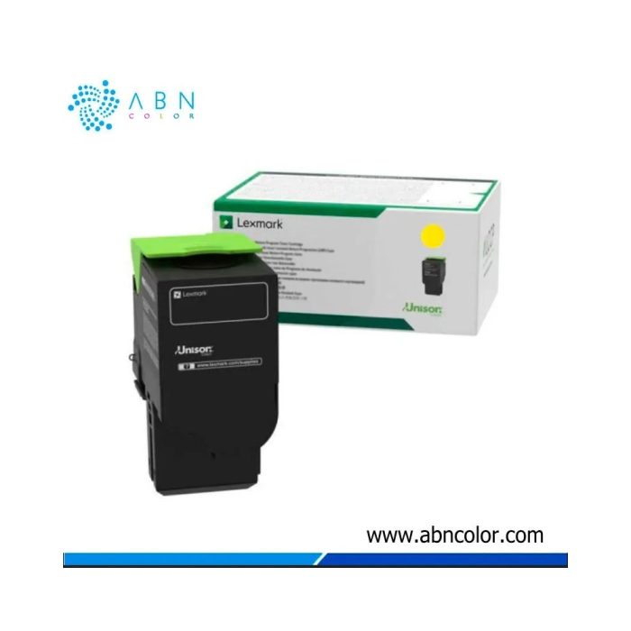 Toner Lexmark CS531 y CX532, 8800 páginas, color amarillo, alto rendimiento para impresoras láser