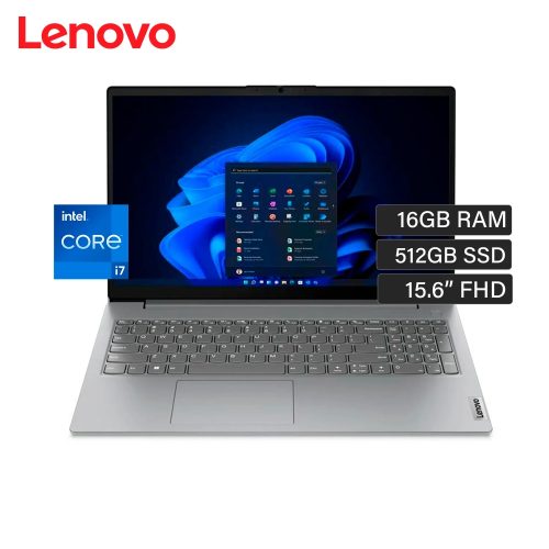 Notebook Lenovo V15 G4 IRU, 15.6" FHD, Core i7 13620H, 16GB RAM, alto rendimiento para trabajo o gaming