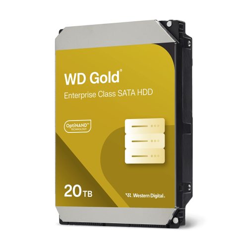 Disco duro interno Western Digital WD Gold 20 TB, 3.5", 7200 RPM, SATA - Alta capacidad y rendimiento