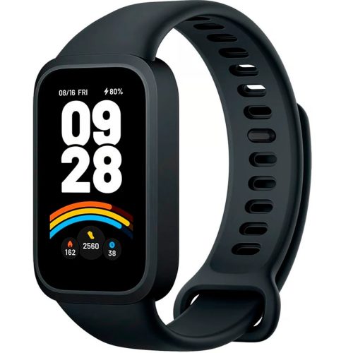 Xiaomi Smart Band 9: pulsera de actividad negra, monitoreo de salud y notificaciones en tiempo real