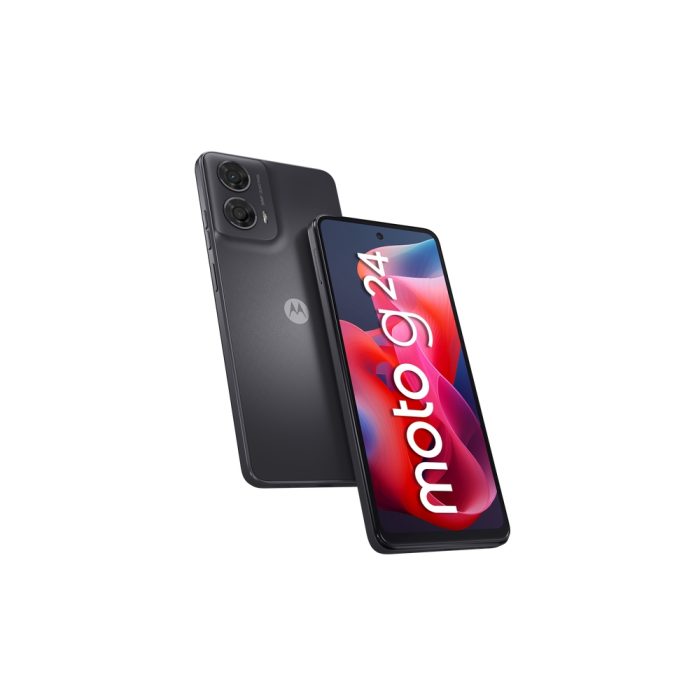 Motorola G24 smartphone con Android, 256 GB de almacenamiento, rendimiento excepcional y diseño elegante