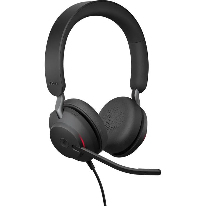Auriculares Jabra Evolve2 40 SE UC Stereo - Con cable USB-A, aislamiento de ruido y comodidad extra