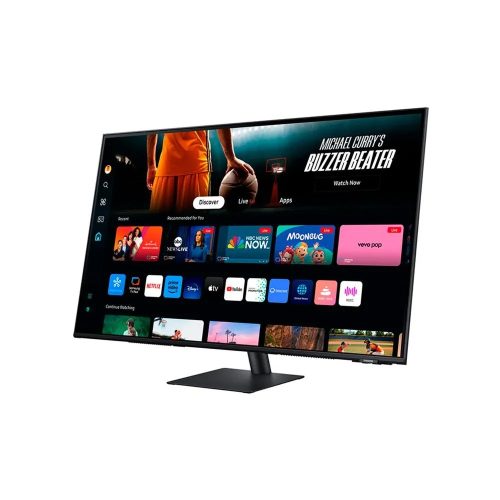 Monitor Samsung Smart M7 de 43" 4K UHD, WiFi y Bluetooth con parlante y control integrado