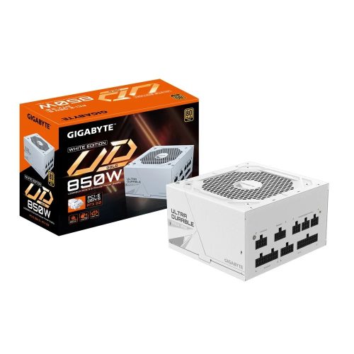 Fuente Gigabyte GP-UD850GM-PG5W 80+ Gold Modular Blanca, 850W, Eficiencia Premium, Diseños Modernos