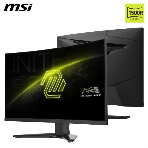 Monitor curvo MSI MAG-275CQF-E18 de 27", QHD, 180Hz y 0.5ms - Ideal para gaming y multimedia