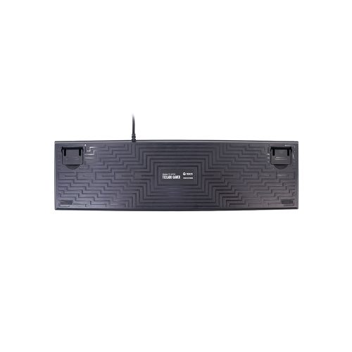 Teclado gamer TEROS TE-4074G RGB en negro con conexión USB 2.0, ideal para jugadores exigentes