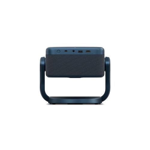 Proyector láser portátil Epson EpiqVision EF22, compacto y color azul, ideal para presentaciones y películas