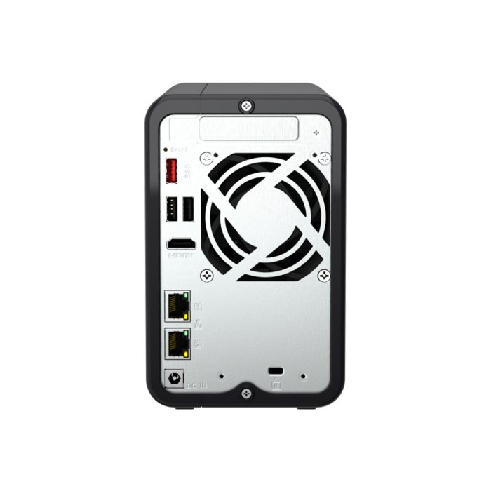 Servidor NAS QNAP TS-264, 8GB RAM, Celeron N5095, 2 bahías SATA de 3.5", alto rendimiento y almacenamiento