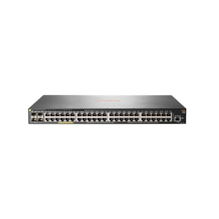 Conmutador HPE 2930F 48 Puertos PoE+ 10G Gigabit Ethernet 1U para Montaje en Bastidor y Escritorio