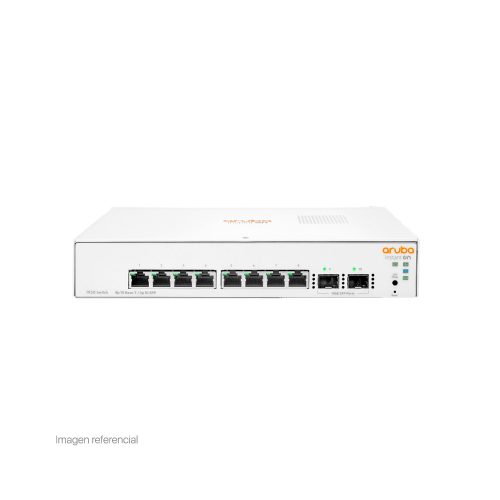 Switch Aruba ION 1930, 8 puertos Gigabit, 2 SFP, alto rendimiento y conectividad avanzada