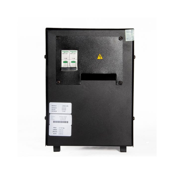 Estabilizador Elise Power Safe LCR60 - 6.0kVA monofásico 220V, alta estabilidad y resistencia