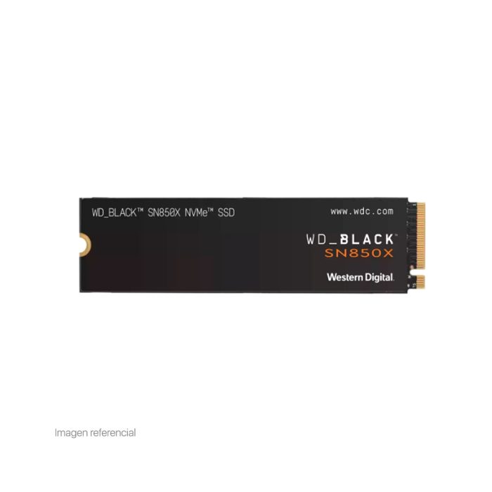 Disco SSD Western Digital Black SN850X de 2TB M.2 2280 PCIe Gen 4.0 - Velocidad y rendimiento superior