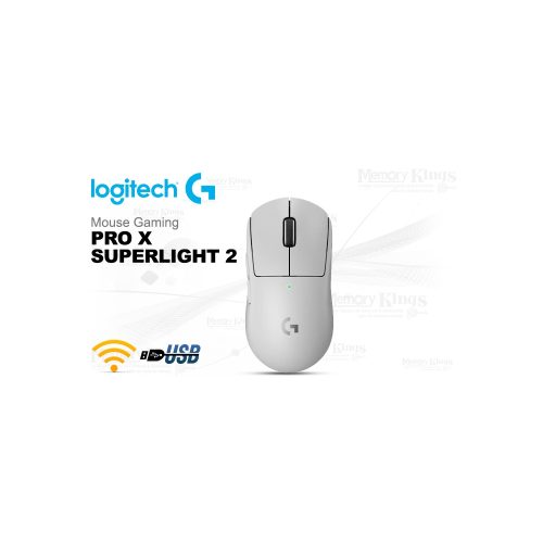 Mouse inalámbrico Logitech G Pro X Superlight 2 blanco - Ultra ligero, alta precisión y rendimiento gaming