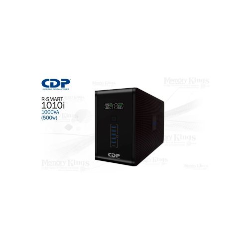 UPS 1000VA CDP R-SMART1010i con 4 puertos USB - Energía confiable para tus dispositivos