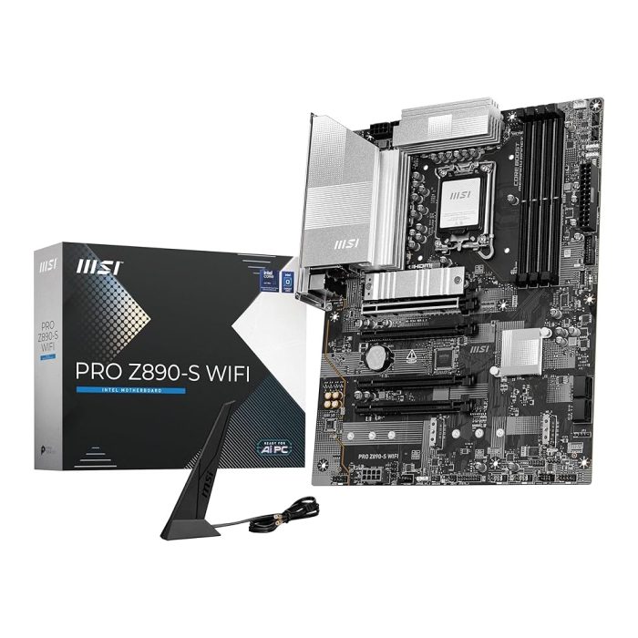 Placa Base MSI Z890SWIFI ATX LGA1851 para Intel Core Ultra - Conectividad WiFi y Rendimiento Optimizado