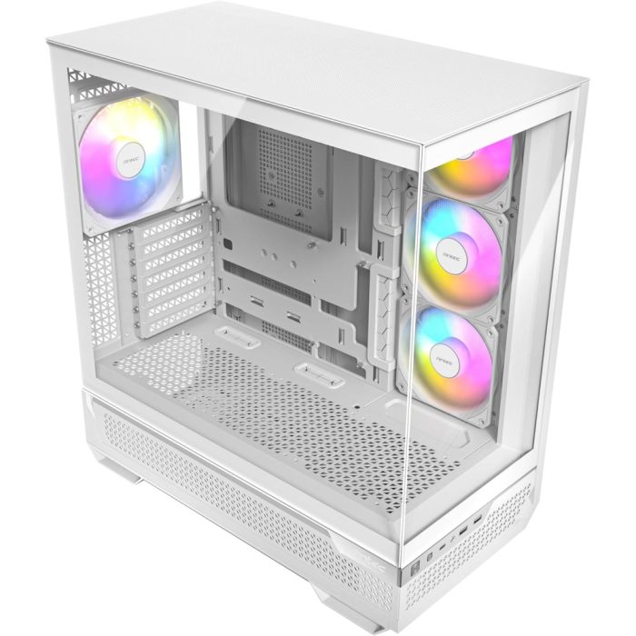 Case PC Antec C7 ARGB Constellation Blanco - Diseño Elegante, Iluminación RGB y Excelente Ventilación