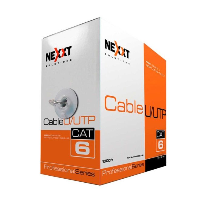 Cable de red Nexxt Cat6 de 10 pies - Alta velocidad, conexión confiable para tu hogar y oficina
