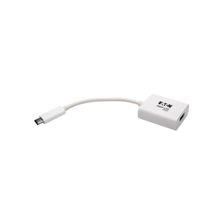 Adaptador USB-C a HDMI 4K Tripp-Lite 3.2 Gen 1, Blanco, con Modo Alterno DP 1.2