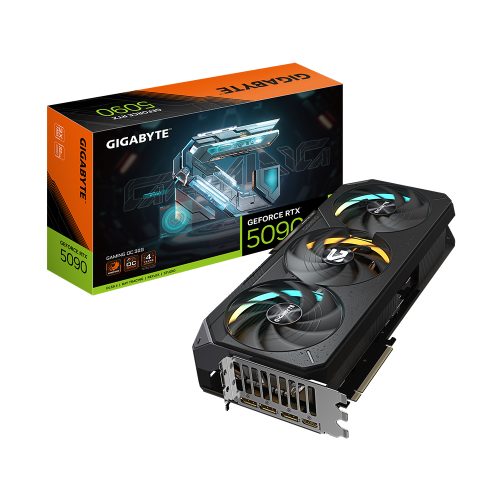 GIGABYTE GeForce RTX 5090 GAMING OC 32GB GDDR7 - Tarjeta de video PCIe 5 para gaming de alto rendimiento