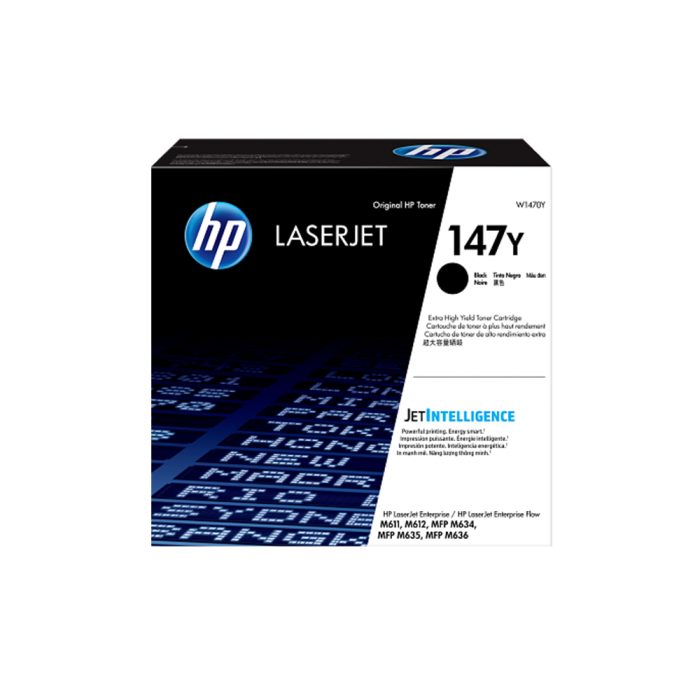 Cartucho de Tóner HP 147Y Original Negro - Rendimiento Alto para Impresoras LaserJet