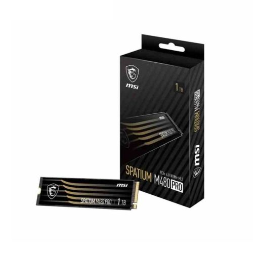 SSD MSI Spatium M480 PRO 1TB M.2 NVMe PCIe 4.0 - Almacenamiento Rápido y Eficiente para tu PC