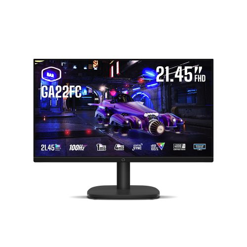 Monitor Cooler Master 21.45" FHD 100Hz VA, diseño elegante y alto rendimiento para gaming y entretenimiento