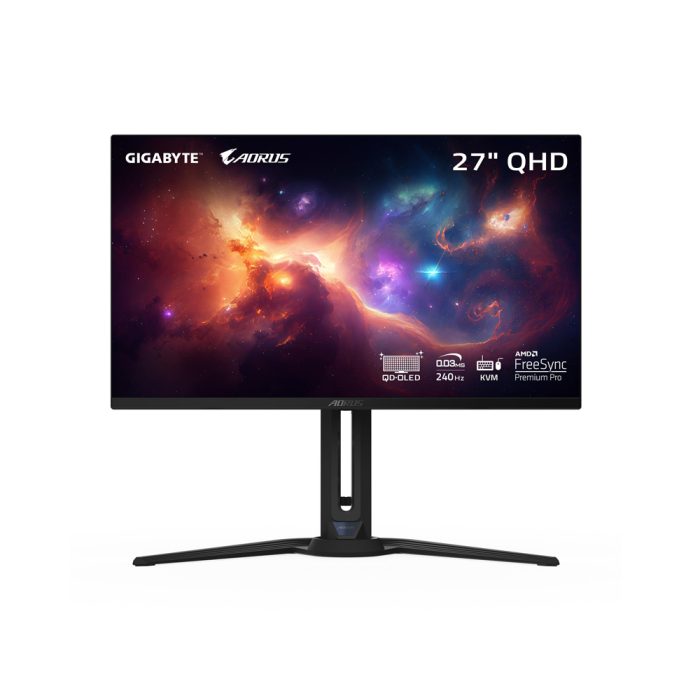 Monitor Gaming Gigabyte AORUS FO27Q2 SA 26.5'' QHD 165Hz - Imágenes Fluídas y Colores Vibrantes