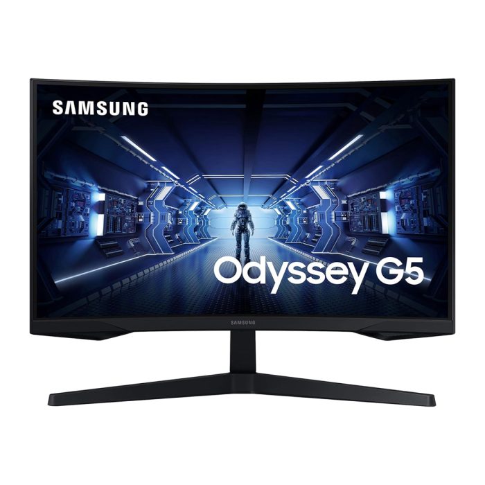 Monitor curvo Samsung Odyssey G5 de 27" WQHD, 165Hz, 1ms, FreeSync, HDMI y DisplayPort - Negro