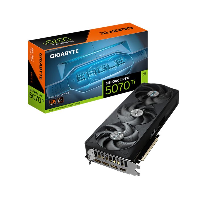 Tarjeta Gráfica GIGABYTE GeForce RTX 5070 Ti, 16GB, 256-bit, Overclocked, Rendimiento Excelente