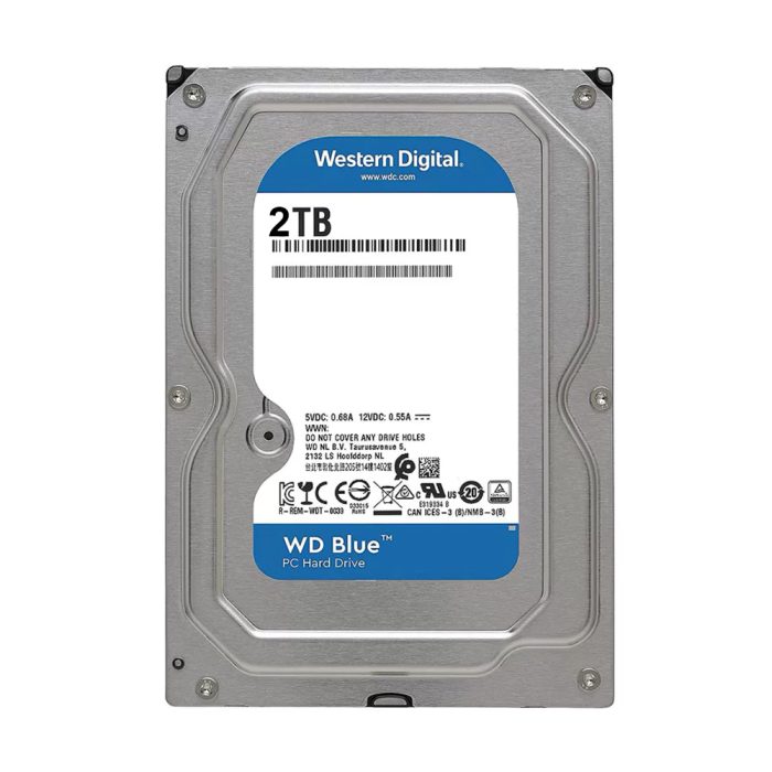 Disco duro interno WD Blue 2TB 3.5" SATA 7200rpm - Almacenamiento confiable y rápido