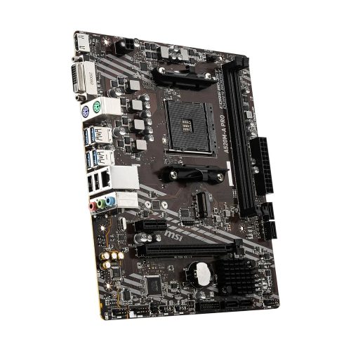 Placa Base AMD MSI A520M-A PRO - Micro ATX, Socket AM4, Ideal para Gaming y Productividad