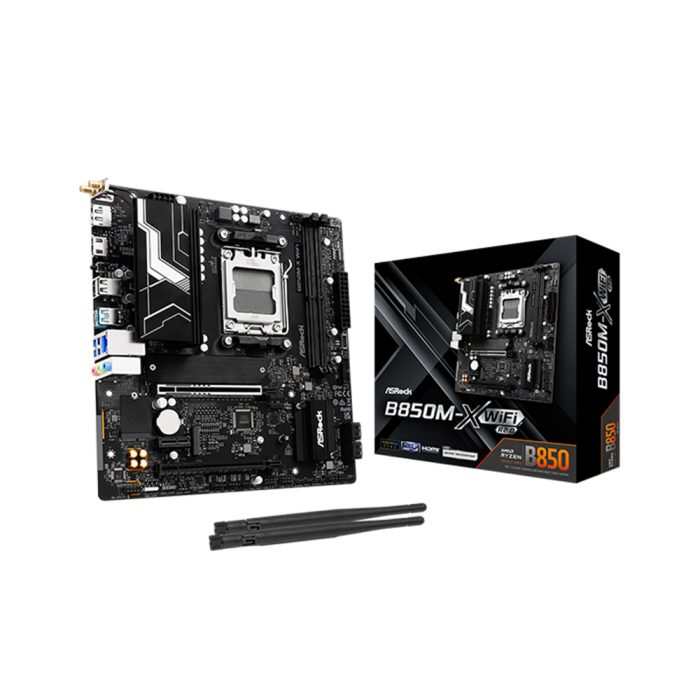 Placa Base ASRock B850M-X WIFI R2.0 Micro ATX DDR5 - Conectividad WiFi y Rendimiento Superior