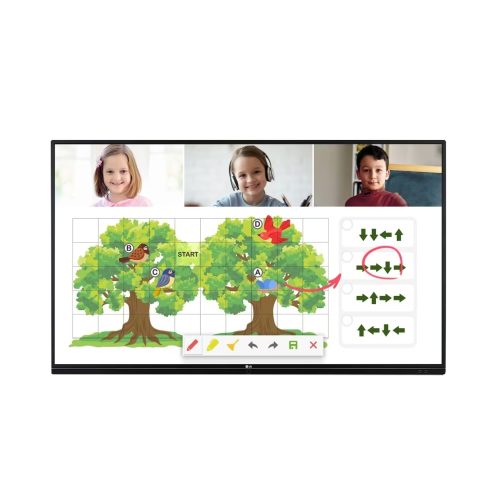 Pantalla Interactiva LG 86'' 86TR3DJ - Ideal para Presentaciones y Clases, Alta Resolución y Conectividad