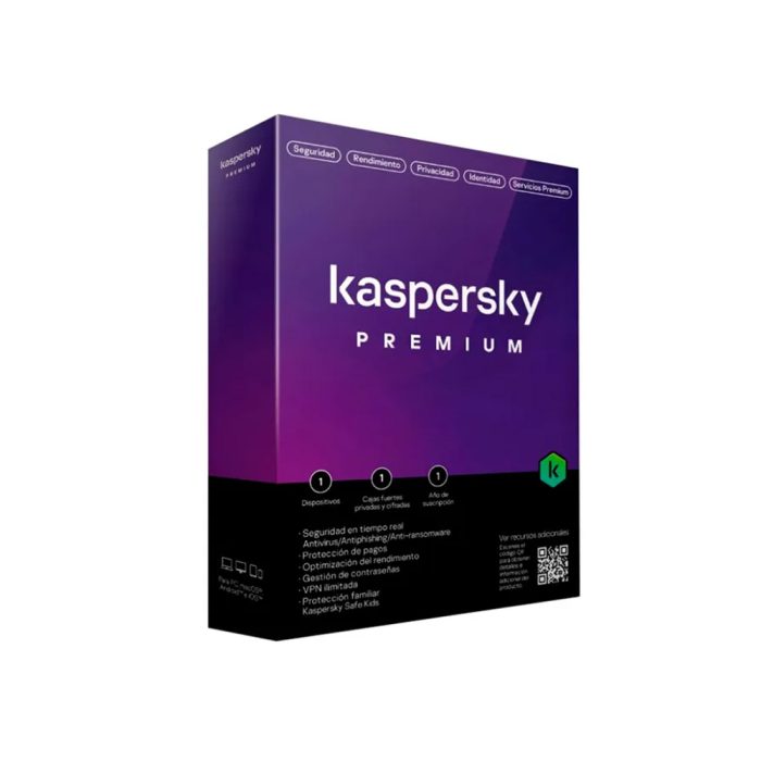 Kaspersky Premium Antivirus 1PC - Protección Avanzada para tu PC con Seguridad Total y Actualizaciones Continuas