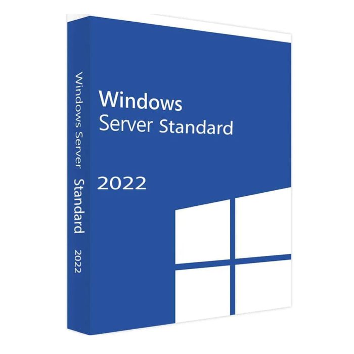 Microsoft Windows Server Standard 2022 - Sistema Operativo 64-bit en Español para Empresas