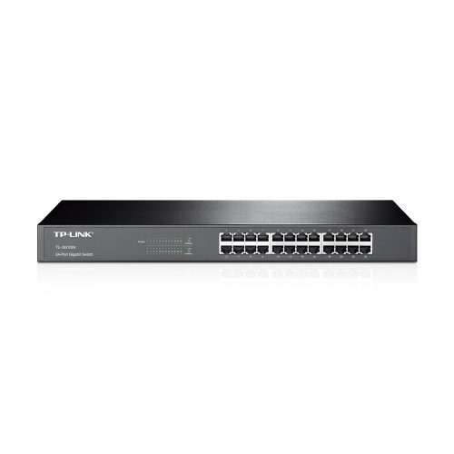 Switch IP-COM G1024G de 24 Puertos Gigabit, Conmutador Ethernet 10/100/1000 Mbps para Red Rápida