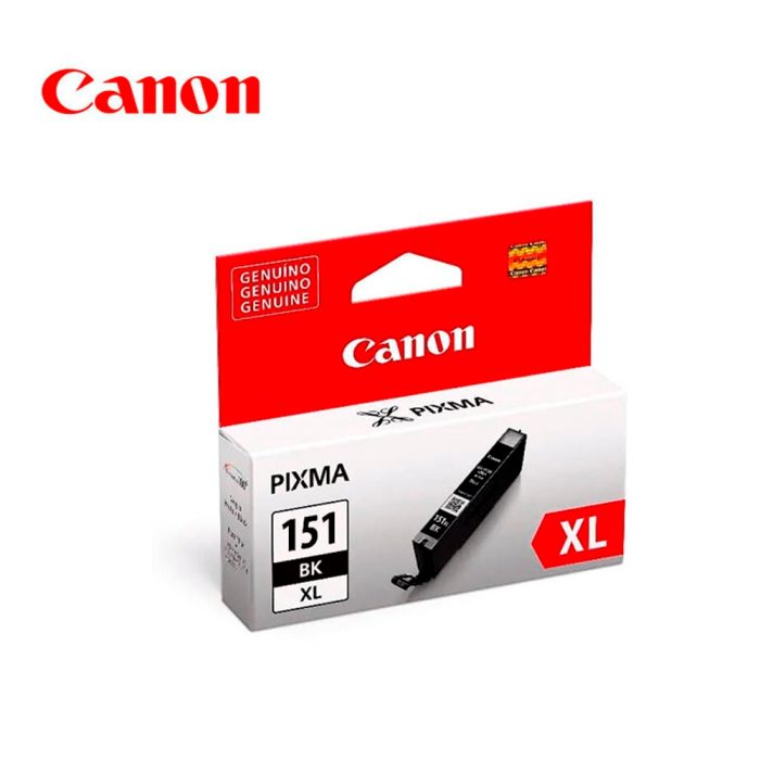 Tinta Canon CLI-151XL Gris Alta Capacidad para Impresoras de Inyección, Ideal para Documentos y Fotos